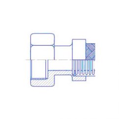 Ниппель приварной с внутренней резьбой