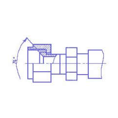 Конус-конус с углом 74 градуса
