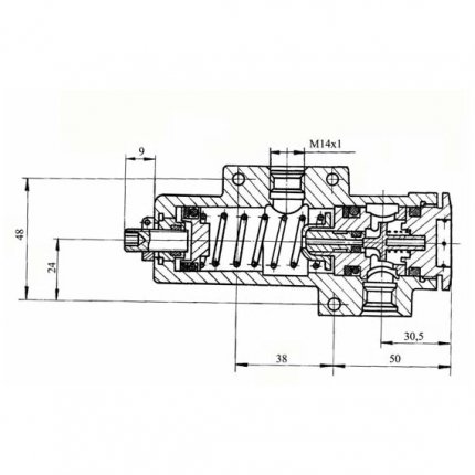 Клапан предохранительный ГА 124(изображение 2)